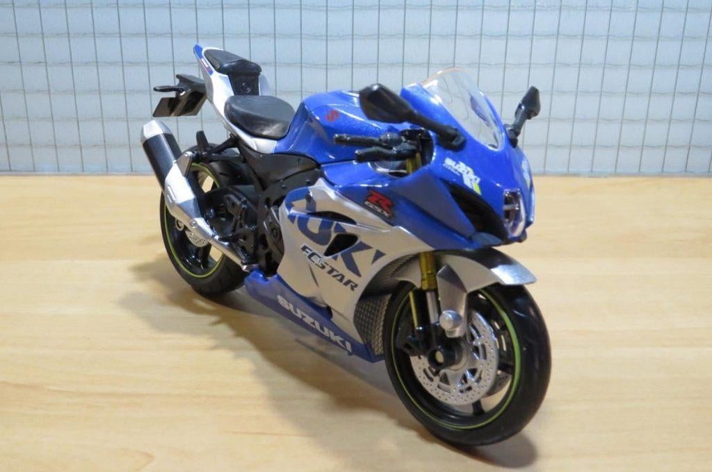 Suzuki GSX-R1000 Ecstar blue 1:12, May Cheong Group France S.A.S., Auto, Nieuw, Ophalen of Verzenden