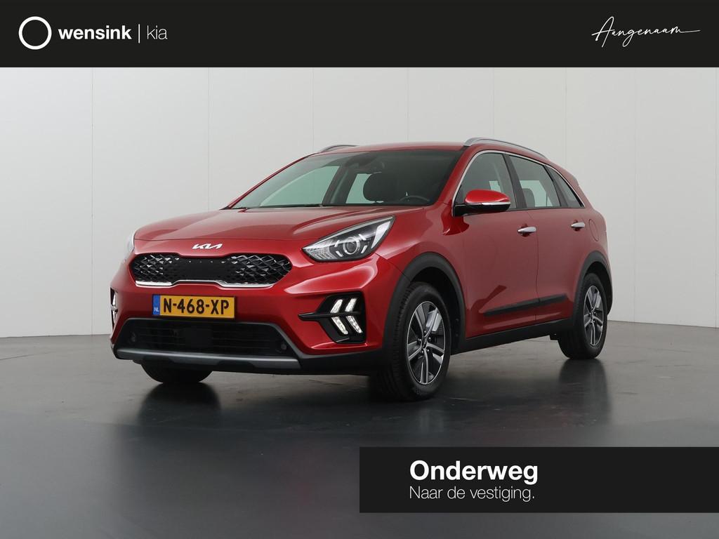 Kia Niro 1.6 GDi Hybrid DynamicLine | Adaptieve Cruise Contr, Auto's, Kia, Gebruikt, Euro 6, 2 kWh, Leder en Stof