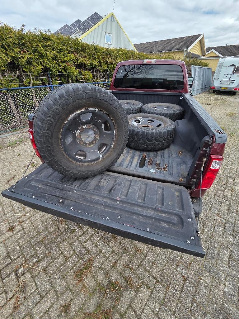 F250 noppenbanden met velg, Auto-onderdelen, Ophalen, Terreinwagen, All Season, Banden en Velgen