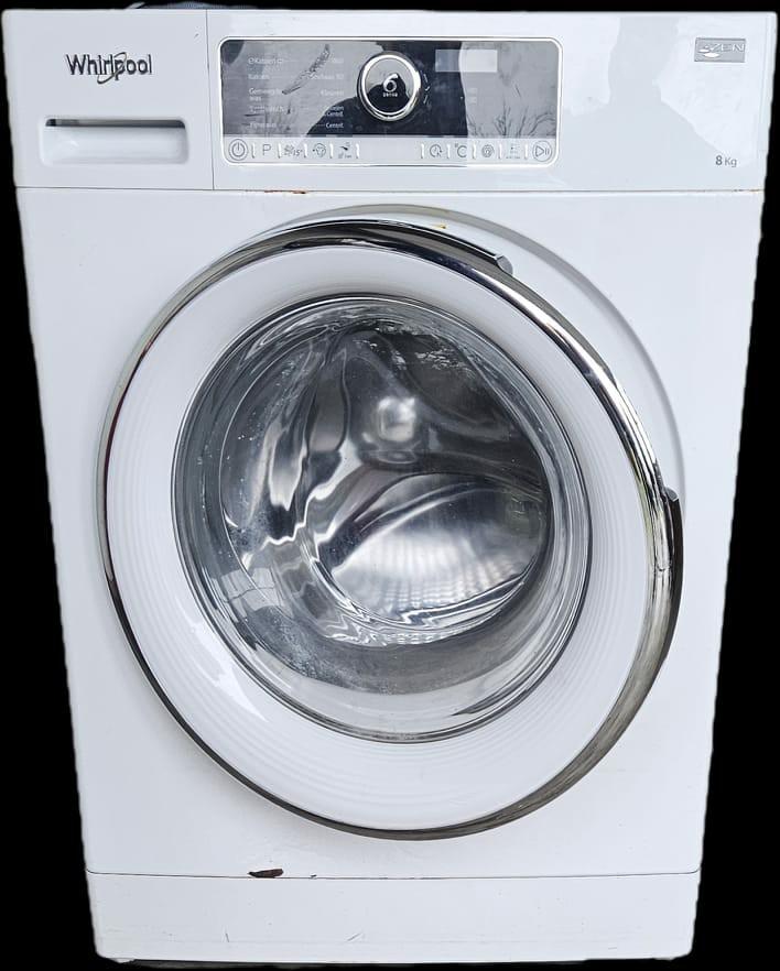 Philips Whirlpool Wasmachine - 8 kg inhoud, Gebruikt, 85 tot 90 cm, 1200 tot 1600 toeren, 6 tot 8 kg