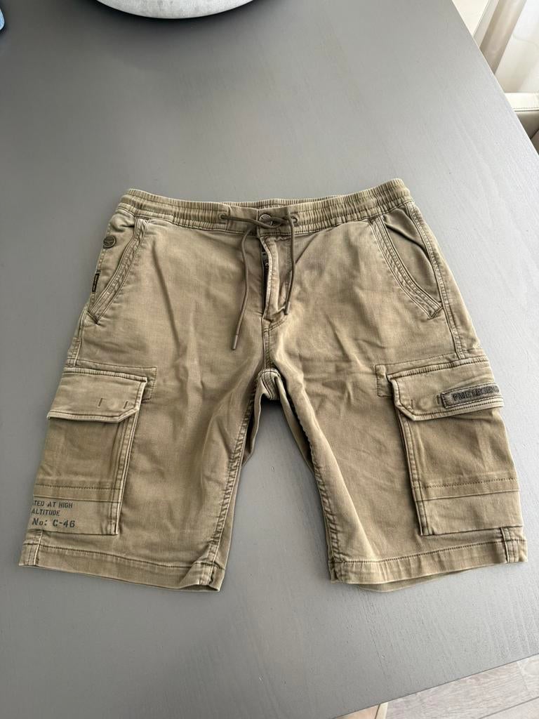 Pme legend cargo short groen maat 33 korte broek, Ophalen of Verzenden, Zo goed als nieuw, Maat 48/50 (M), Groen