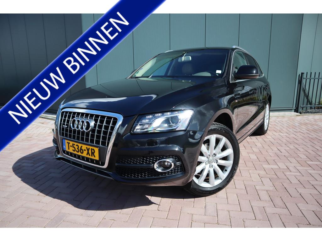 Audi Q5 2.0 TFSI quattro Automaat S-Line Leder Carplay Afnee, Auto's, Automaat, Gebruikt, Beige, 4 cilinders