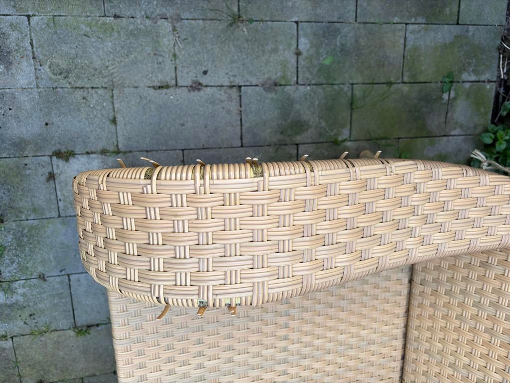 Apple Bee tuinset aluminium frame, kunststof riet, Tuin en Terras, Tuinsets en Loungesets, Ophalen of Verzenden, Gebruikt, Aluminium