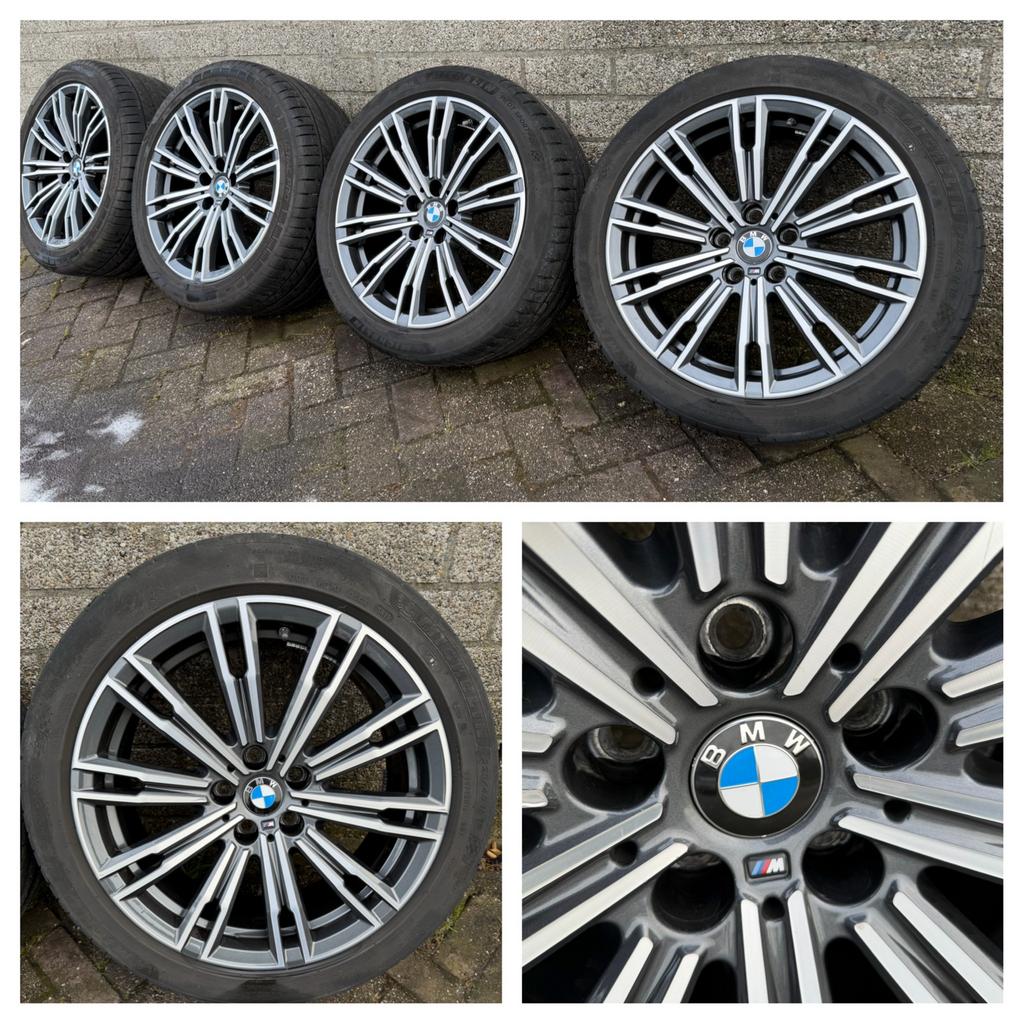 18 INCH ORIGINELE BMW 3 4 SERIE STYLE 790 M, 18 inch, Banden en Velgen, Ophalen of Verzenden, Zomerbanden