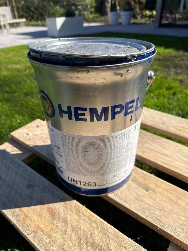 Hempel's antifouling donker blauw - ca 2/2,5 liter, Ophalen, Blauw, Nieuw, Verf