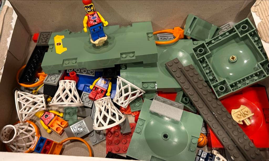 Lego NBA Basketball 3431 en diverse andere sets met boekje, Gebruikt, ., Lego, Ophalen of Verzenden