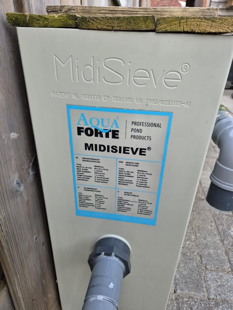 Koi filter Sieve, Ophalen, Gebruikt