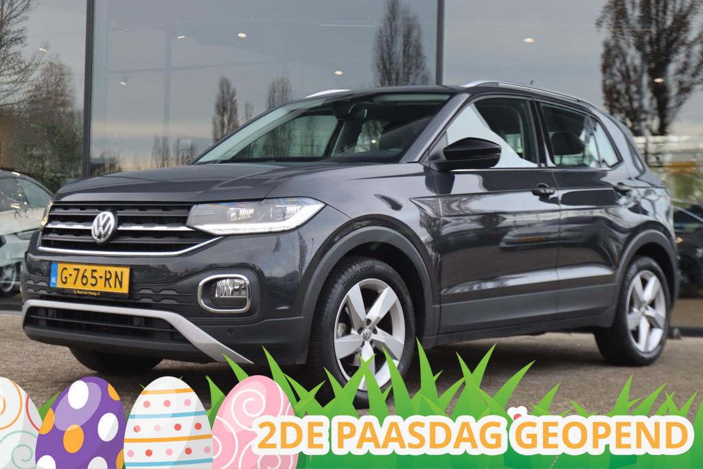 VOLKSWAGEN T-CROSS 1.0 TSI STYLE | LED | ADAP. CRUISE | CARP, Voorwielaandrijving, Gebruikt, Euro 6, Origineel Nederlands