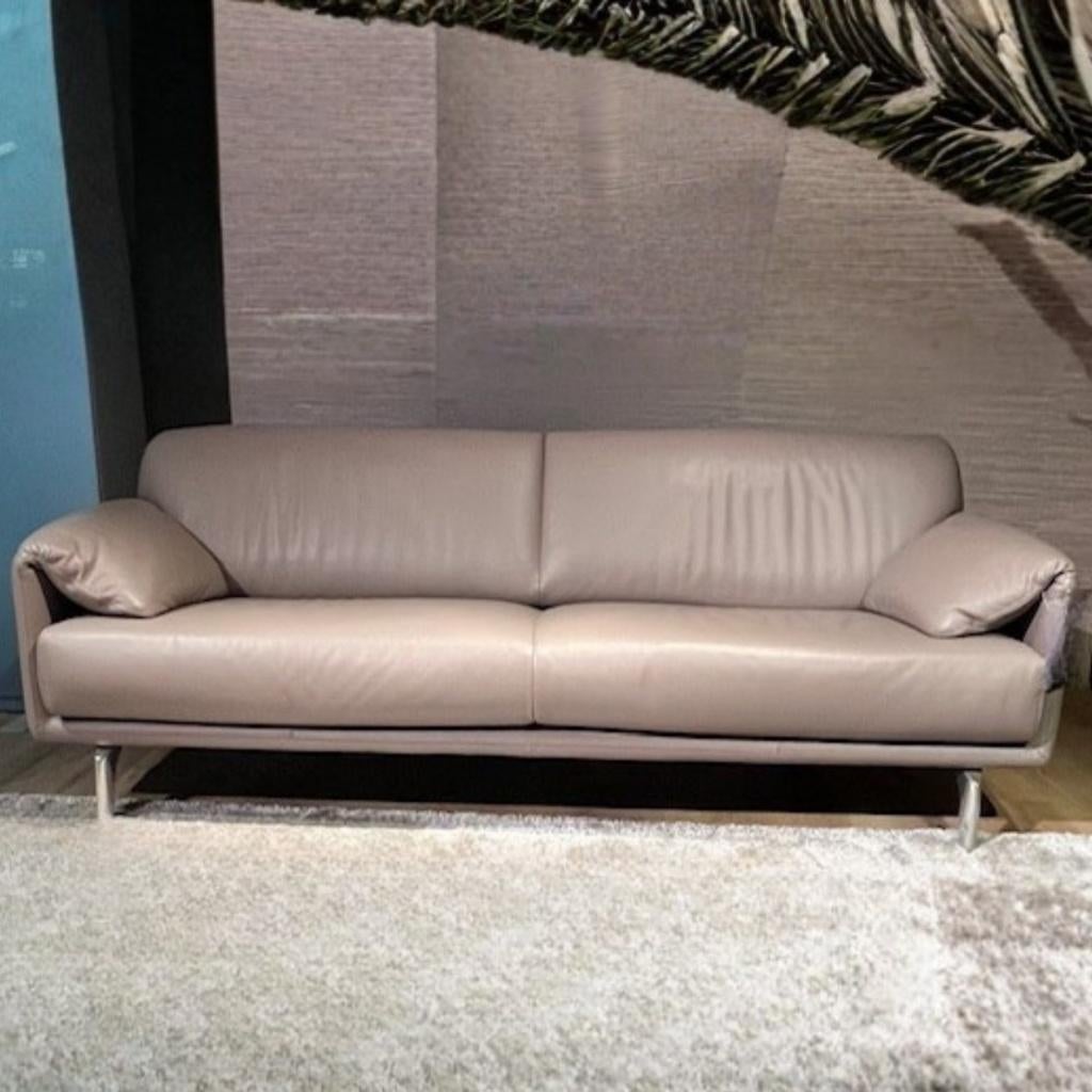 Leolux 3-zitsbank Bora Balanza, Ophalen, Design, 150 tot 200 cm, Rechte bank