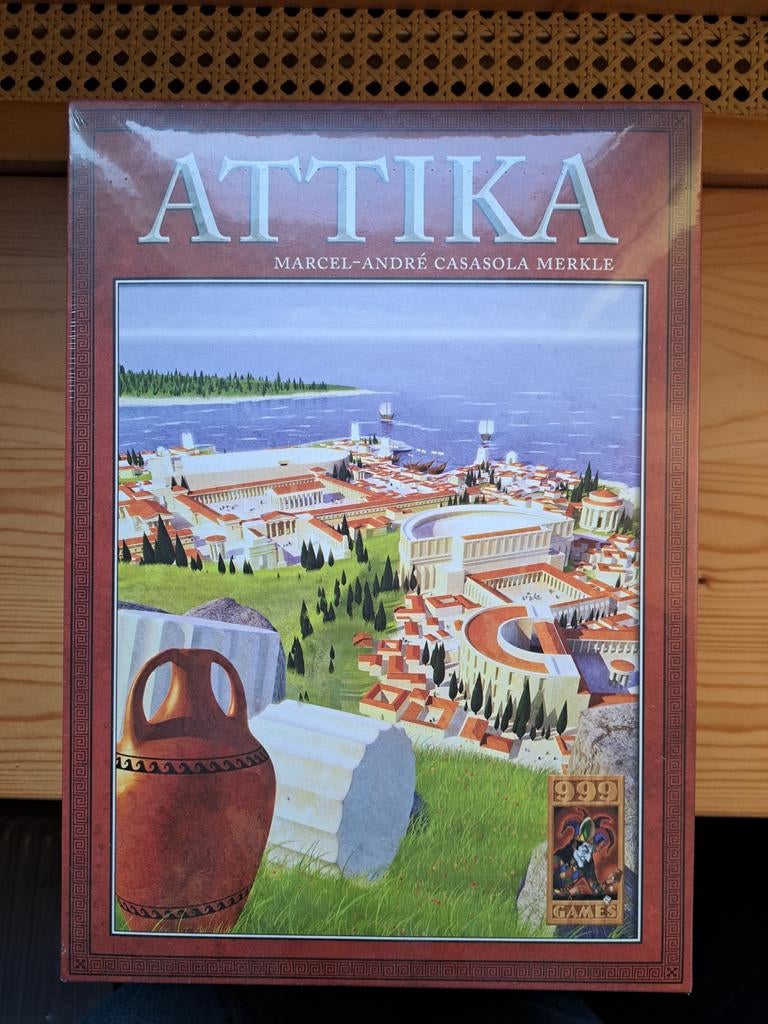 Zeldzaam Bordspel Attika 2003 - Nieuw in folie! (999 Games), Een of twee spelers, Ophalen of Verzenden, Nieuw, 999 Games