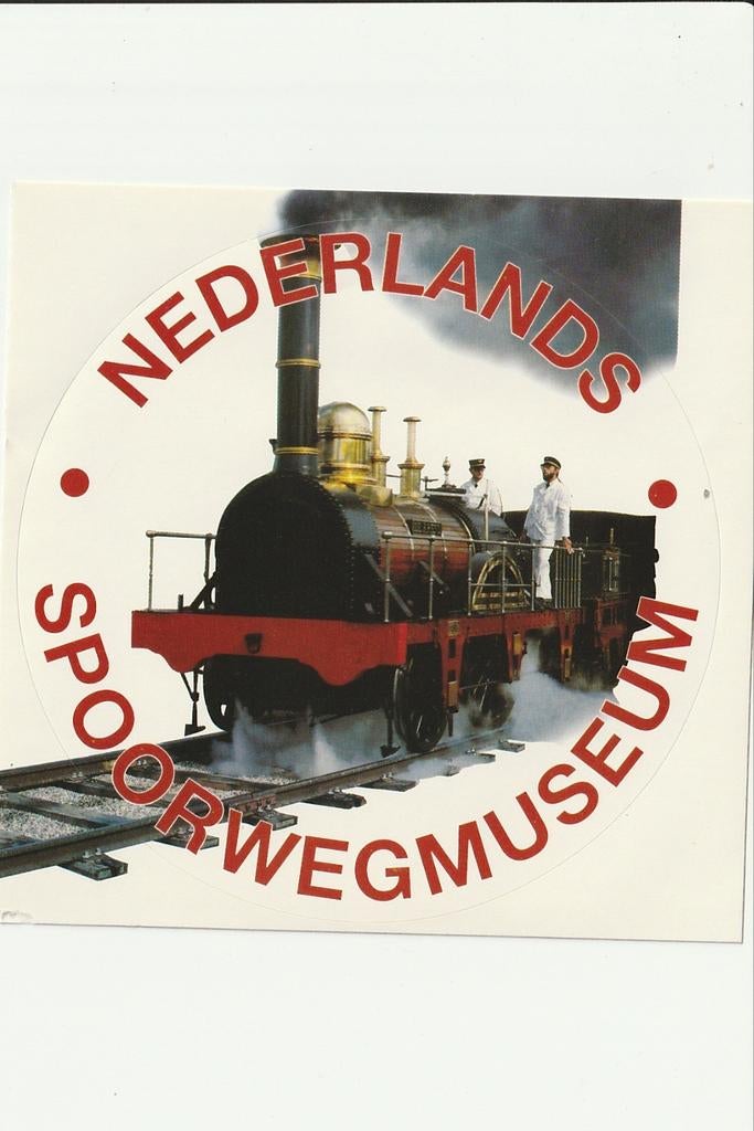UTRECHT NEDERLANDS SPOORWEGMUSEUM STOOMLOCOMOTIEF DE AREND, Ophalen of Verzenden, Zo goed als nieuw