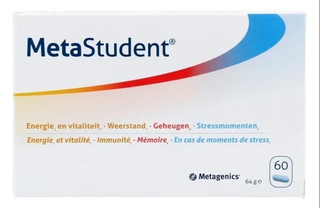 Metagenics MetaStudent supplement 60 tabletten, Ophalen of Verzenden