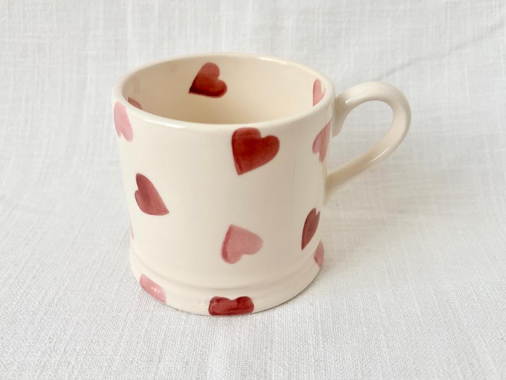 Emma Bridgewater - Pink Hearts, Verzenden, Aardewerk, Overige stijlen, Kop(pen) en/of Schotel(s)