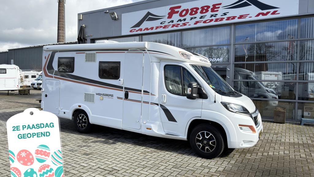 Enkele bedden Weinsberg CaraCompact Pepper Edition 600 '2017, Caravans en Kamperen, Luifel, Weinsberg, Ringverwarming, Tot en met 2