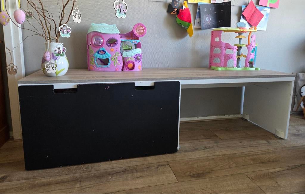 2x stuva bureau met opberger, Ophalen, Gebruikt