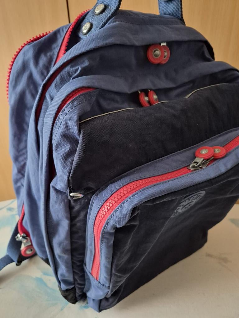 Kipling Schooltas / Rugtas - Nieuwstaat, Sieraden, Tassen en Uiterlijk, Tassen | Schooltassen, Ophalen of Verzenden, Nieuw, Blauw