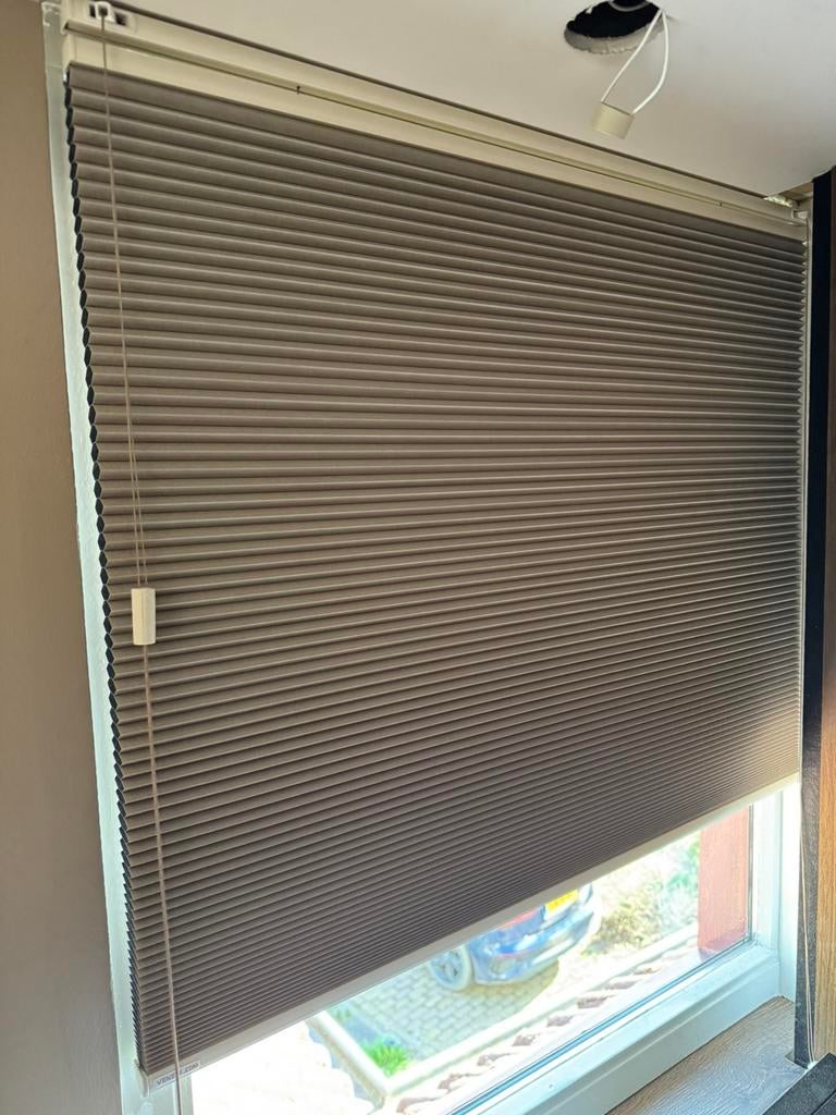 Up down plisse gordijn nieuw in verpakking Veneta!, Crème, Nieuw, Minder dan 100 cm, 50 tot 100 cm