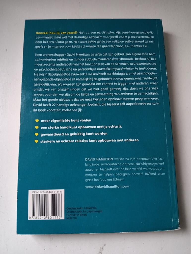 Leer houden van jezelf - David Hamilton, Ophalen of Verzenden, Zo goed als nieuw