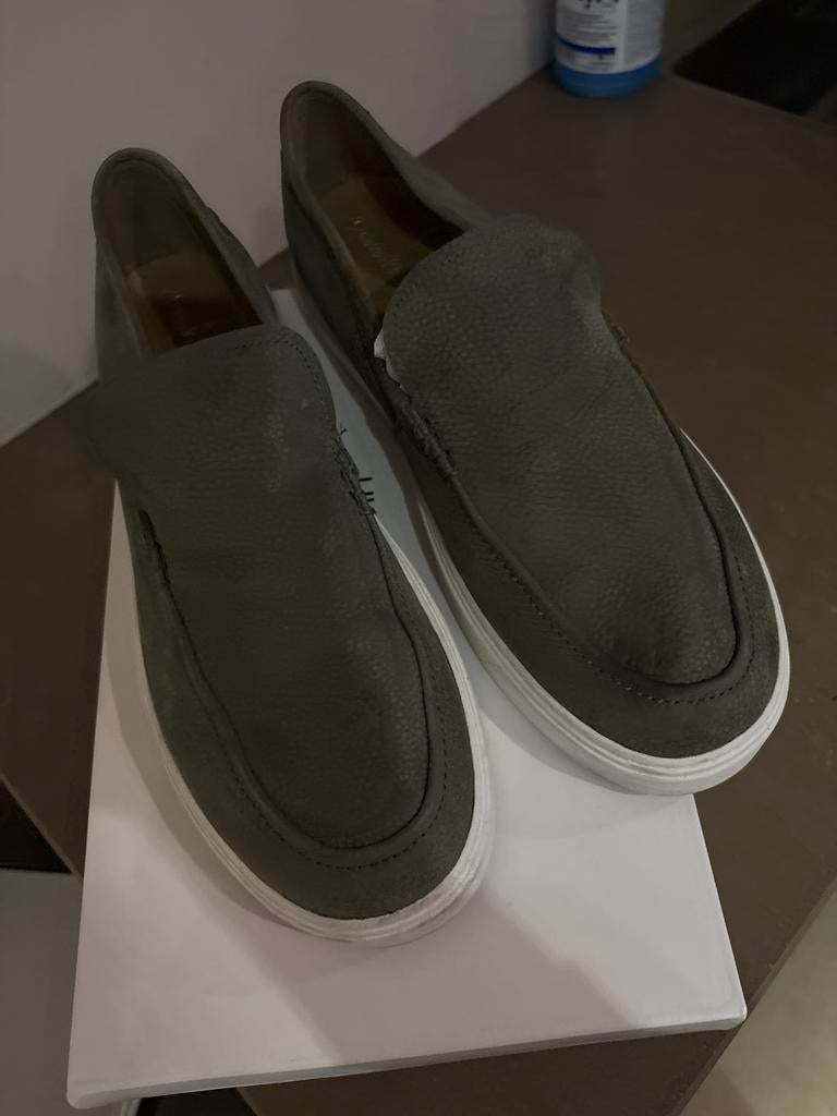 Calvin Klein Loafers - Olijfgroen - Maat 46, Overige kleuren, Zo goed als nieuw, Loafers, Ophalen