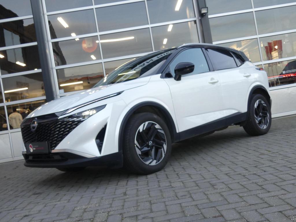 Nissan Qashqai 158pk MHEV Xtronic N-Connecta Cold Pack *t/m, Stof, 4 cilinders, Wit, Qashqai