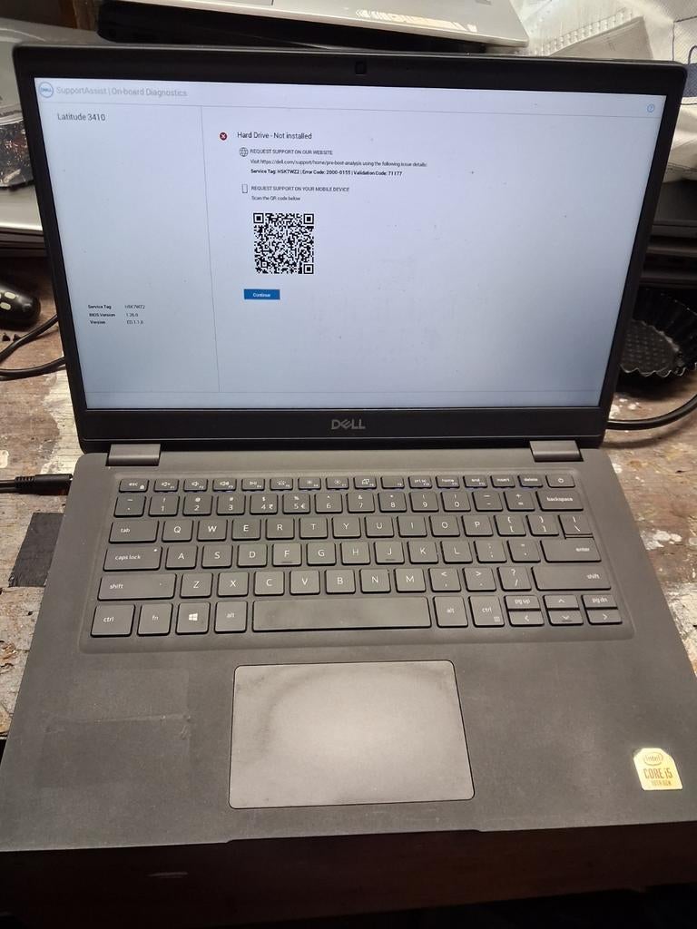 2x Dell Latitude 3410 14 inch (10e Gen) - Onderdelen/Defect, Intel Core i5 10th Gen, 2 tot 3 Ghz, 14 inch, Ophalen of Verzenden