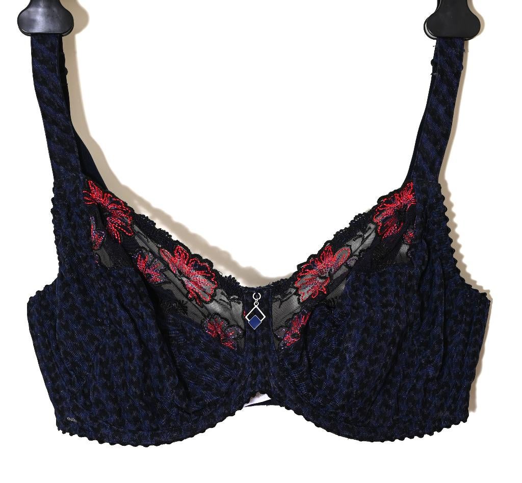 Prima Donna Wild Flower beugel bh - 85E - blauw, Kleding | Dames, Prima Donna, Verzenden, Blauw, BH