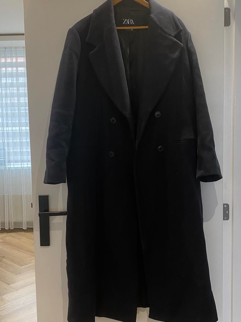 Zara jas, Kleding | Dames, Jassen | Winter, Ophalen of Verzenden, Zo goed als nieuw, Maat 46/48 (XL) of groter, Zwart
