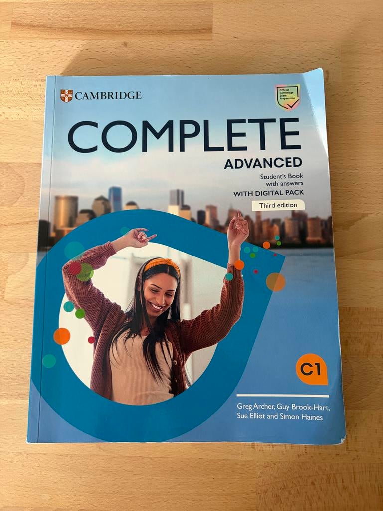 Cambridge Complete Advanced C1 Student's Book met antwoorden, Boeken, Ophalen of Verzenden, Gelezen, Non-fictie