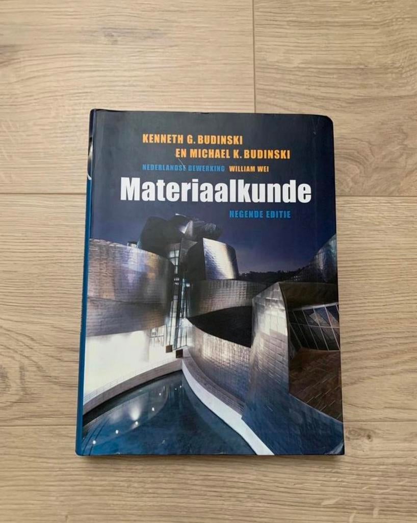 Materiaalkunde - William Wei - Negende editie, Ophalen of Verzenden, Zo goed als nieuw, Werktuigbouwkunde
