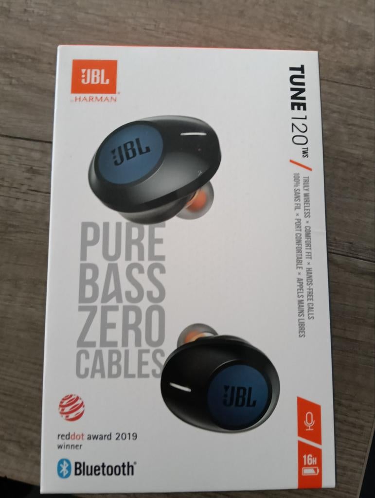 JBL Tune 120 TWS Draadloze Oortjes - Pure Bass, Audio, Tv en Foto, Koptelefoons, Nieuw, Overige merken, Draadloos, Bluetooth, Ophalen
