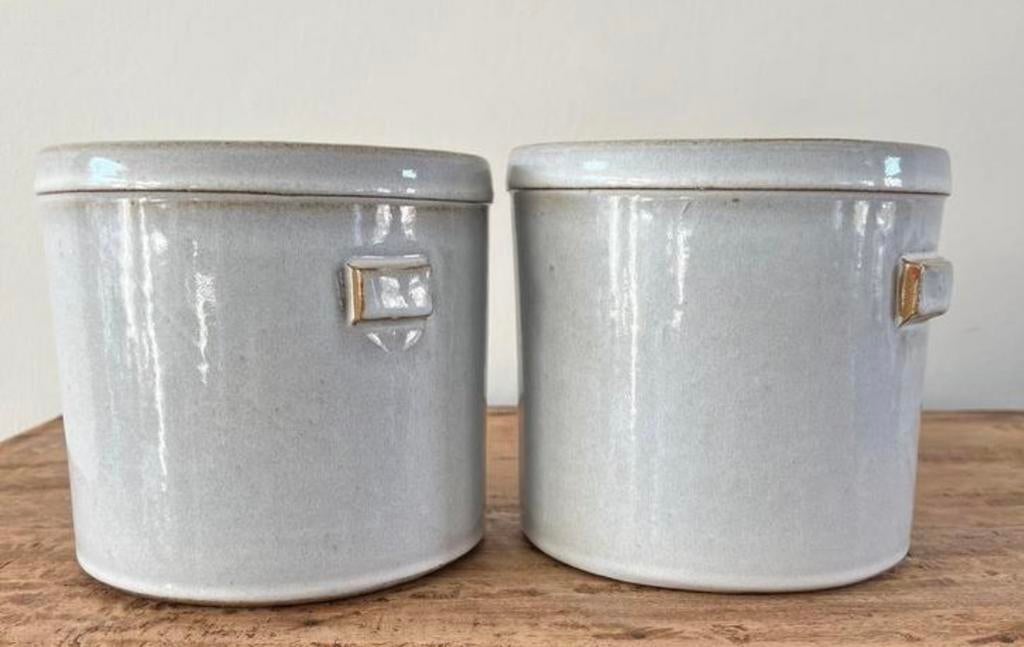 2 plantenpotten Nieuw! Intratuin, Ophalen, Overige materialen, Minder dan 30 cm, Rond