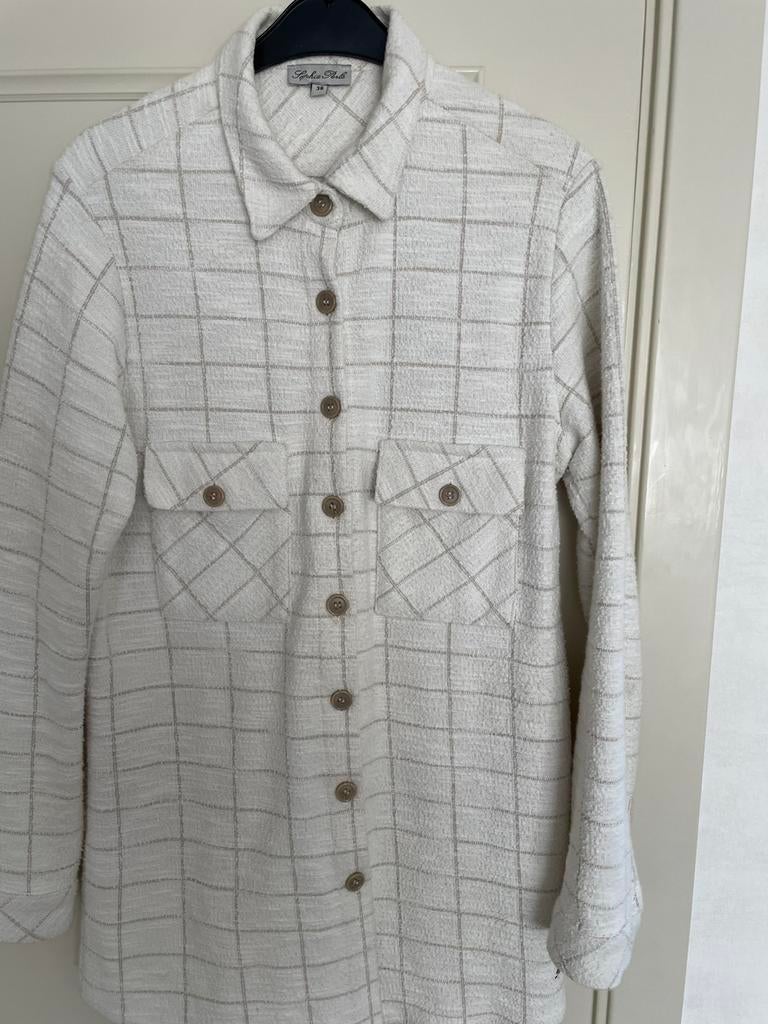 Sophia Perla jasje/blouse, Kleding | Dames, Ophalen of Verzenden, Zo goed als nieuw, Maat 38/40 (M), Beige