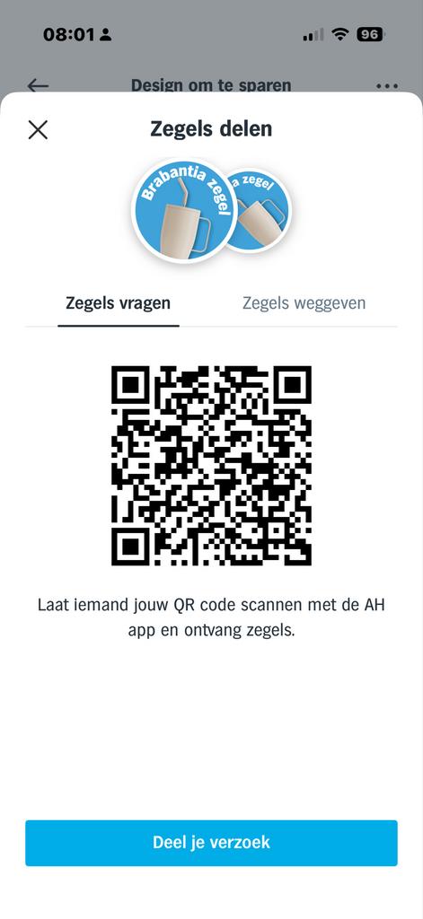 Brabantia zegels gezocht, Ophalen, Winkel, Super of Benzinepomp, Zegels, Bonnen of Punten