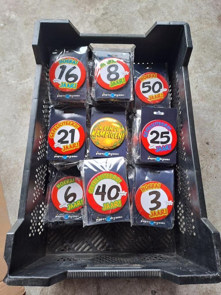 Markthandel paperdreams tekstbuttons, Ophalen of Verzenden