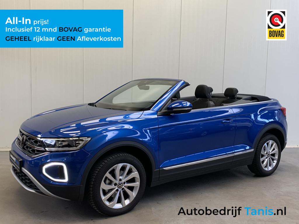 Volkswagen T-Roc Cabrio 1.0 TSI Style DIGITAL COCKPIT-NAVI-E, Voorwielaandrijving, Stof, Gebruikt, Euro 6