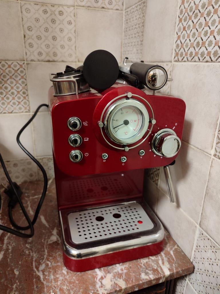 Zo goed als nieuw espresso apparaat - Wegens overcompleet, Ophalen of Verzenden, Zo goed als nieuw, Espresso apparaat, Gemalen koffie