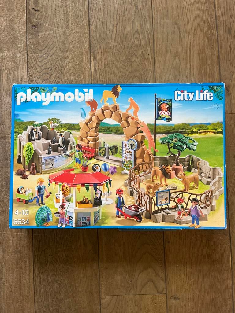 Playmobil City Life Zoo 6634 dierentuin, Kinderen en Baby's, Speelgoed | Playmobil, Ophalen of Verzenden, Gebruikt, Complete set
