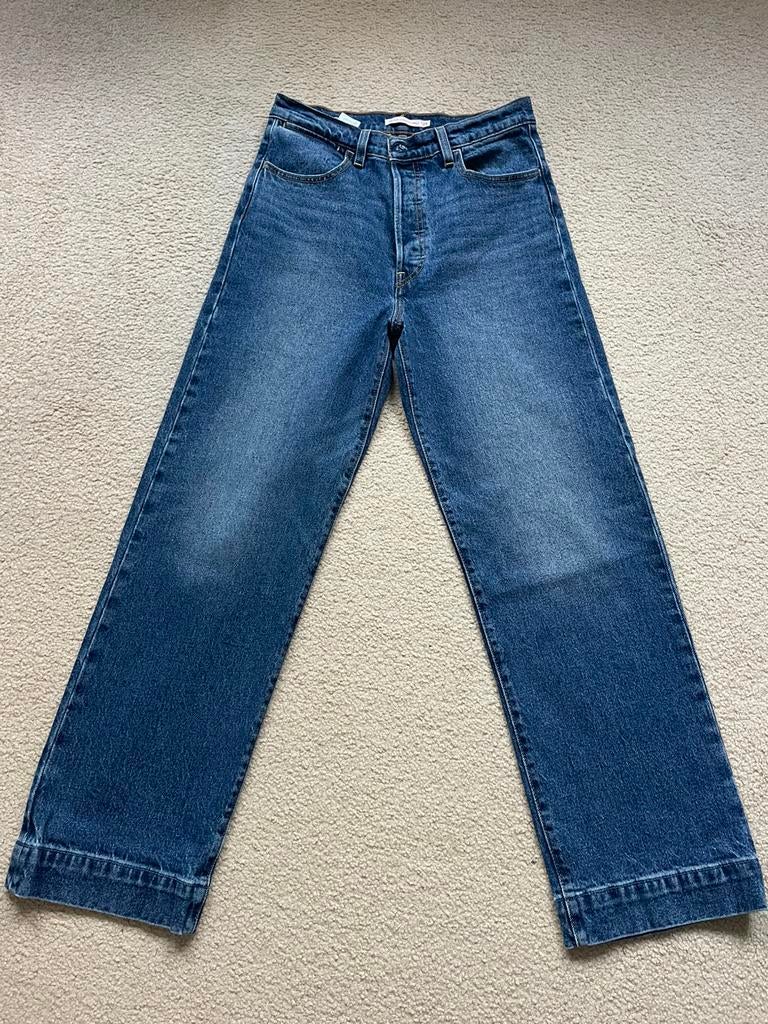 Levi’s ribcage straight ankle, Ophalen of Verzenden, Nieuw, Blauw, W28 - W29 (confectie 36)