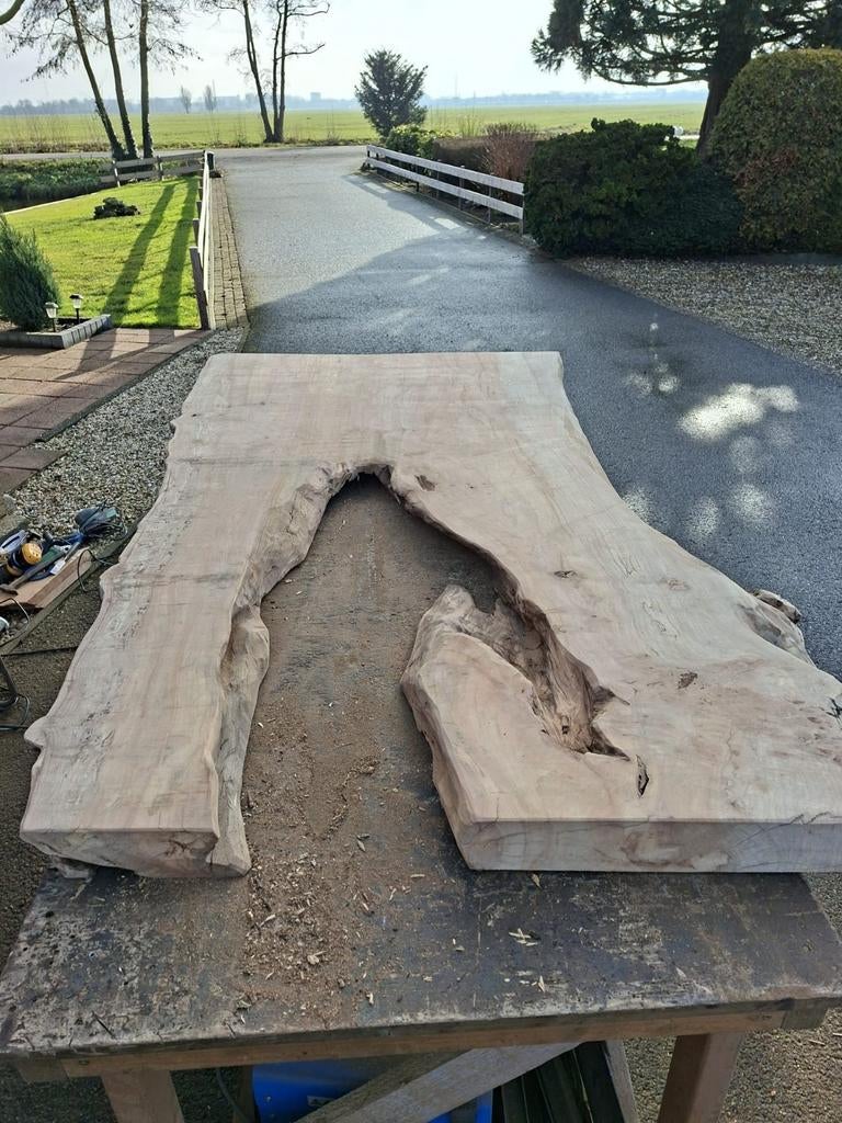 Super gave boomstam tafelbladen voor epoxy doeleinden, Ophalen, Nieuw, 50 tot 100 cm, Rechthoekig