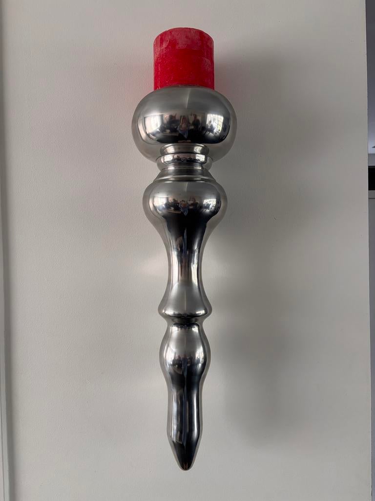 Wandkandelaar Bob, Ophalen, 50 tot 75 cm, Zo goed als nieuw, Kandelaar