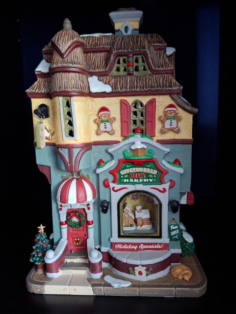 Lemax Gingerbread Joy Bakery, Diversen, Kerst, Ophalen of Verzenden, Zo goed als nieuw