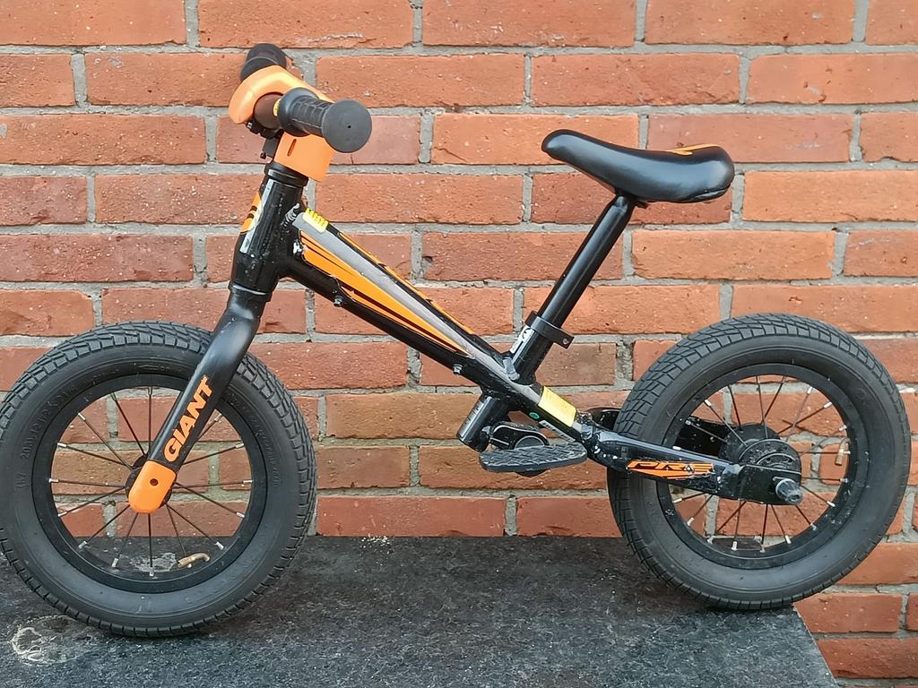 Stoere Giant loopfiets., Fietsen en Brommers, Fietsen | Kinderfietsjes, Ophalen, Gebruikt, Minder dan 16 inch