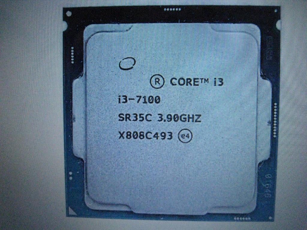 Intel Dual Core i3-7100 CPU - Socket LGA 1151, Ophalen, LGA 1151, Zo goed als nieuw, 3 tot 4 Ghz