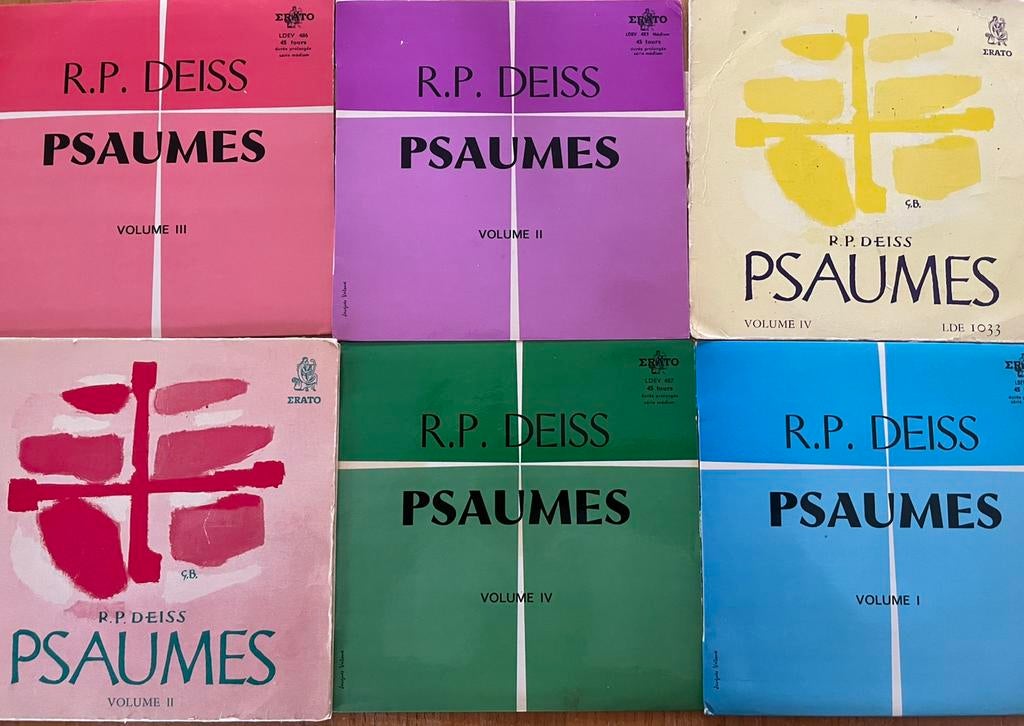 Zes religieuze ep’s ERATO, Ophalen of Verzenden, Zo goed als nieuw, Overige formaten, Overige typen