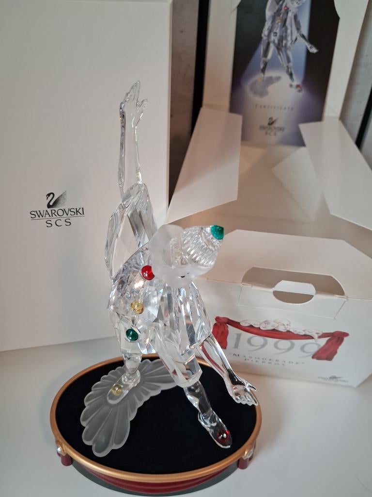 Swarovski jaarstuk 1999, Pierrot, Verzamelen, Ophalen of Verzenden