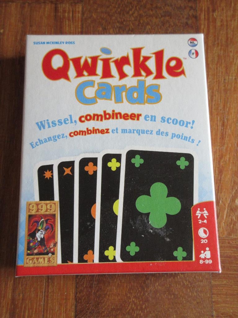 Qwirkle Cards, Een of twee spelers, Ophalen of Verzenden, Gebruikt