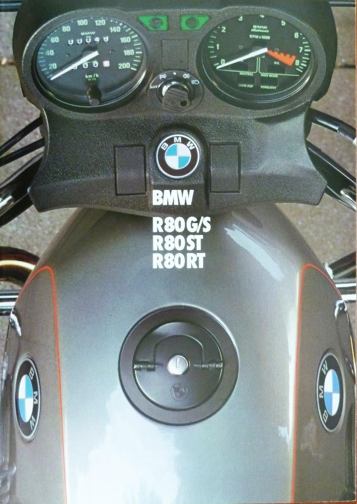 Folder BMW R80 GS/ R80 ST/ R 80 RT 1982, Ophalen of Verzenden, BMW