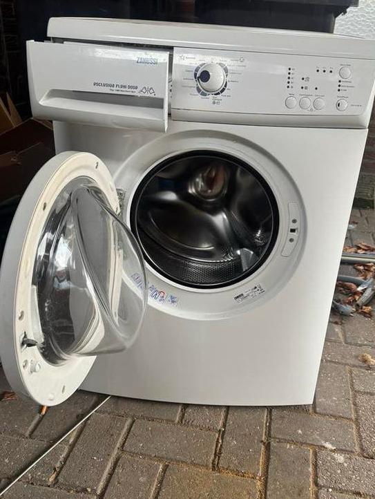 Zanussi wasmachine, Ophalen, Gebruikt, Voorlader, Kort programma