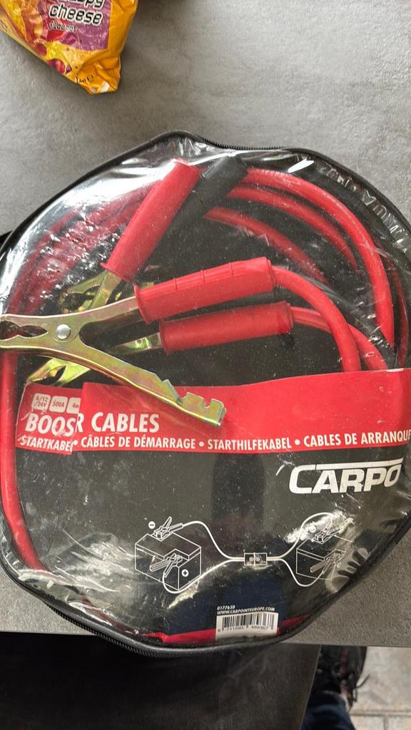 Carpoint boistercables startkabels, Ophalen of Verzenden, Nieuw