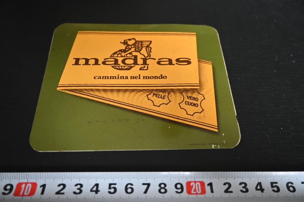 sticker deursticker MADRAS cammina nel mondo, Ophalen, Zo goed als nieuw